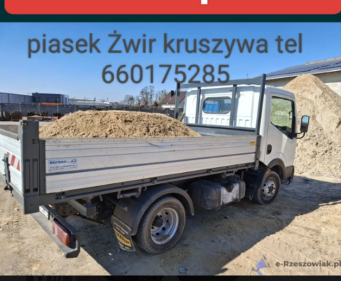 Sprzedaż kruszywa żwir Kamień Rzeszów Tyczyn tel 660175285 - Zdjęcie 1