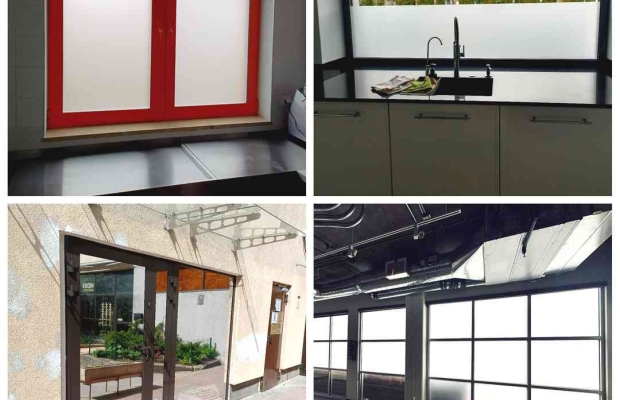 Folie prywatyzujące do łazienki - folie 100% prywatności -nie zaciemniają pomieszczeń - folie na okna w łazience - Zdjęcie 3