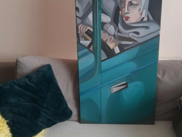 Zdjęcie: Sprzedam obraz malowany ręcznie - tamara łempicka