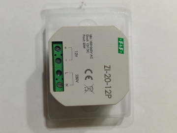 Zdjęcie: Zasilacz impulsowy do puszki podtynkowej  , Zasilacz impulsowy ZI-20-12P