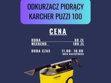 Zdjęcie: Wypożyczę , wynajme odkurzacz piorący Karcher
