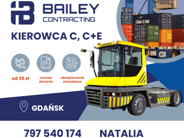 Zdjęcie: Kierowca Ciągnika w Porcie Gdańsk kat. C, C+E